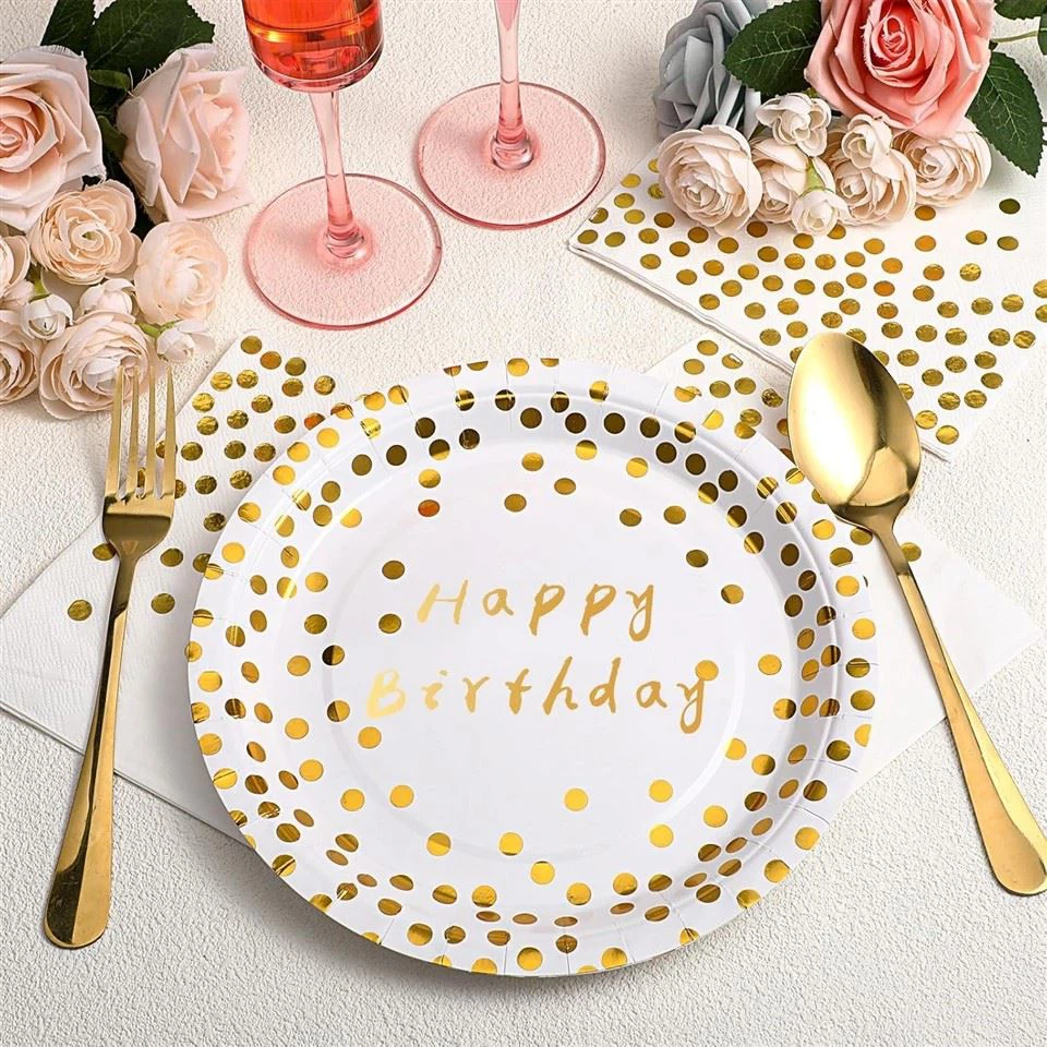 Birthday Paper Plate Set factory