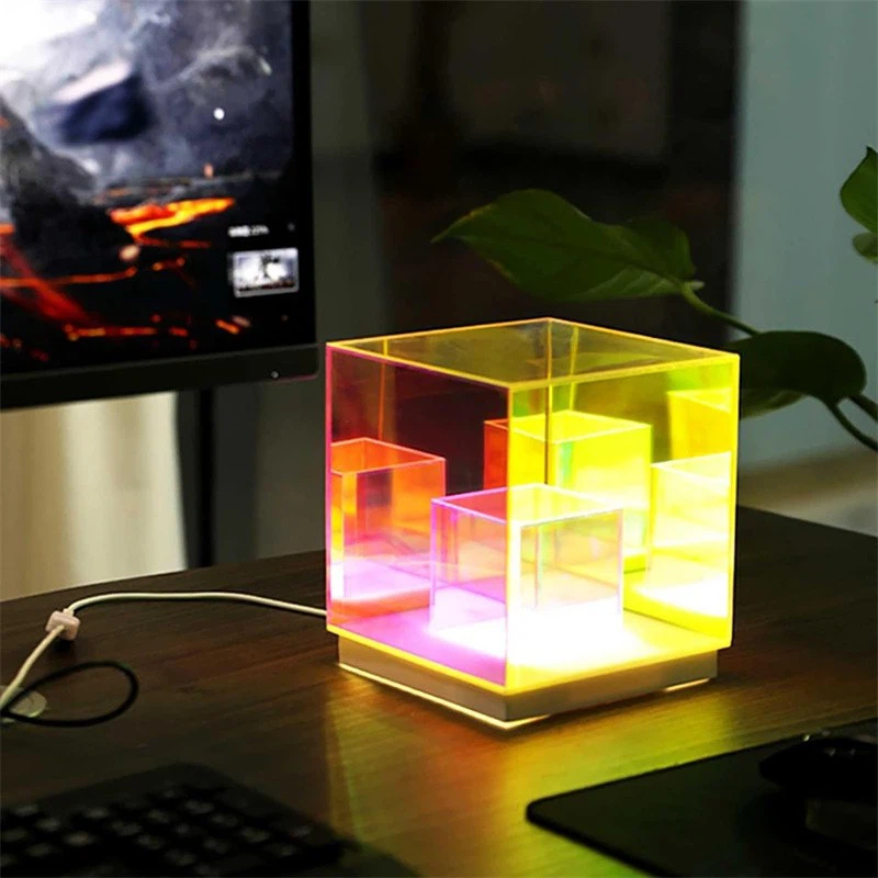 Innovations Infinity Cube Night Light factory